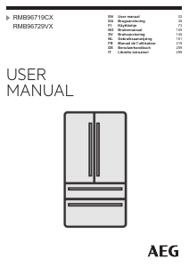 Manual AEG RMB96729VX Fridge-Freezer