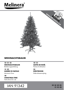 Bedienungsanleitung Melinera IAN 91342 Weihnachtsbaum