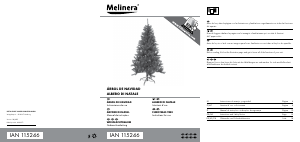 Handleiding Melinera IAN 115246 Kerstboom