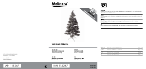 Bedienungsanleitung Melinera IAN 115267 Weihnachtsbaum