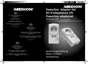 Bedienungsanleitung Medion LIFE P85050 (MD 90215) Powerline adapter