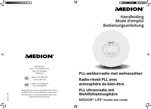 Mode d’emploi Medion LIFE P66080 (MD 43608) Radio-réveil