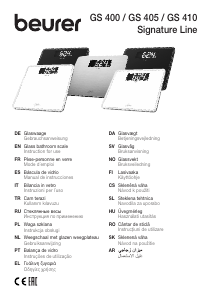Manual de uso Beurer GS 400 Báscula