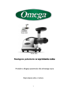 Instrukcja Omega 8004 Maszynka do mielenia