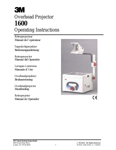 Manuale 3M 1600 Lavagna luminosa