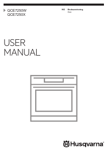 Bruksanvisning Husqvarna QCE7250X Ovn
