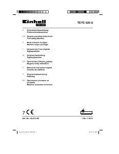 Mode d’emploi Einhell TE-TC 620 U Coupe-carreaux