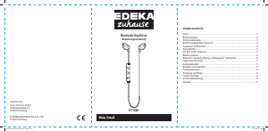 Bedienungsanleitung Edeka BT100H Kopfhörer