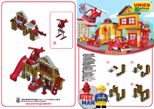 Manual de uso Unico set 8558 City Estación de bomberos