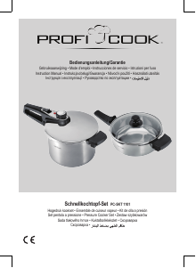 Handleiding Proficook PC-SKT 1101 Snelkookpan