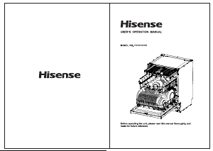 Manual Hisense HV60340UK Dishwasher