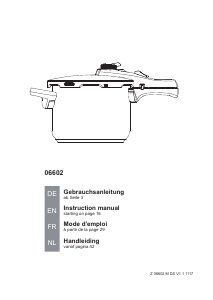 Bedienungsanleitung Bratoni 06602 Schnellkochtopf