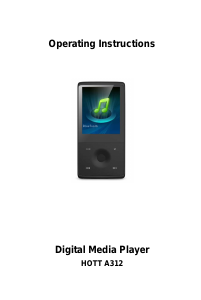 Manual Hott A312 Mp3 Player