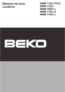 Bedienungsanleitung BEKO WMB 70831 L Waschmaschine