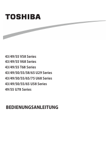 Bedienungsanleitung Toshiba 65U2963DA LED fernseher