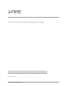 Manual Juniper T320 Router