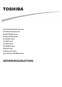 Bedienungsanleitung Toshiba 32WL3A63DA LED fernseher