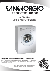 Manuale Sangiorgio S4210C Progetto Ibrido Lavatrice