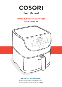 Manual Cosori CS158-AF Deep Fryer