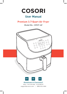 Handleiding Cosori CP137-AF Friteuse