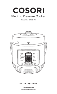 Manual Cosori C2126-PC Pressure Cooker