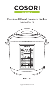 Manual Cosori CP018-PC Pressure Cooker