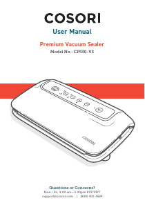 Handleiding Cosori CP530-VS Vacumeermachine