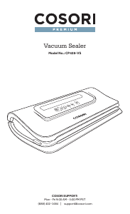 Manual Cosori CP428-VS Vacuum Sealer