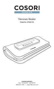 Handleiding Cosori CP428-VS Vacumeermachine