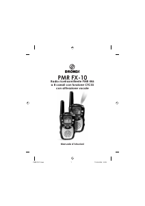 Manuale Brondi PMR FX-10 Ricetrasmittente