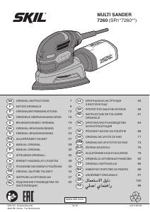 Manuale Skil 7260 DA Levigatrice a delta