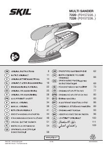 Priročnik Skil 7226 AC Delta brusilnik