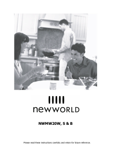 Manual New World NWMW20S Microwave