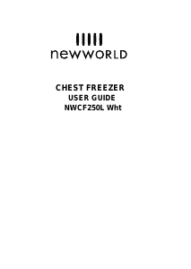 Manual New World NWCF250L Freezer