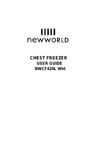 Manual New World NWCF420L Freezer