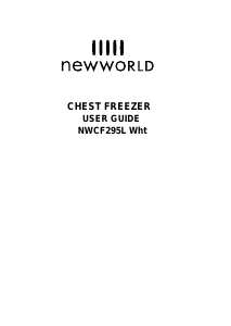 Manual New World NWCF295L Freezer