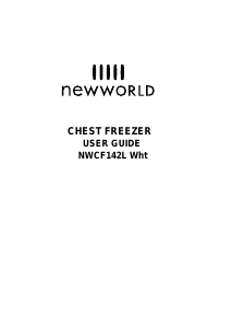 Manual New World NWCF142L Freezer