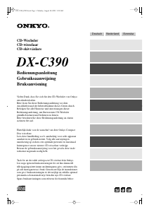 Bruksanvisning Onkyo DX-C390 CD-spelare