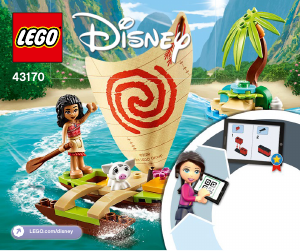 Manuale Lego set 43170 Disney Princess Avventura sulloceano di Vaiana