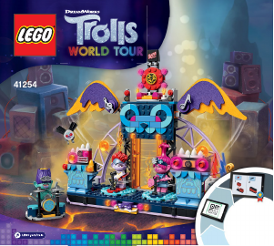 Bruksanvisning Lego set 41254 Trolls Konsert i Volcano Rock City