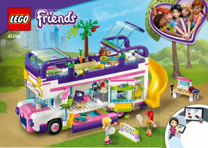 Kullanım kılavuzu Lego set 41395 Friends Arkadaşlık Otobüsü