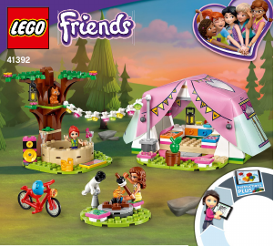Manual Lego set 41392 Friends Nature glamping