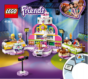 Használati útmutató Lego set 41393 Friends Cukrász verseny