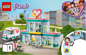 Kullanım kılavuzu Lego set 41394 Friends Heartlake City Hastanesi