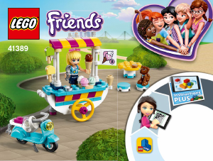 Használati útmutató Lego set 41389 Friends Fagyis tricikli