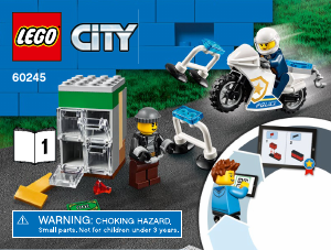 Manual de uso Lego set 60245 City Policía: Atraco del Monster Truck