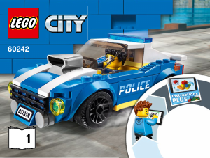 Käyttöohje Lego set 60242 City Pidätys maantiellä