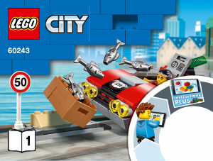 Návod Lego set 60243 City Prenasledovanie policajnou helikoptérou