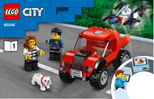 Manual Lego set 60246 City Sectie de politie