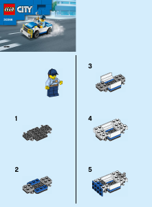 Bruksanvisning Lego set 30366 City Polis bil